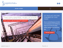 Tablet Screenshot of logisticshubuk.com